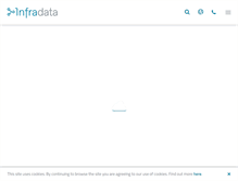 Tablet Screenshot of infradata.co.uk