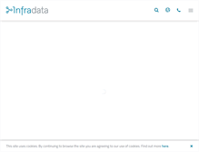 Tablet Screenshot of infradata.nl