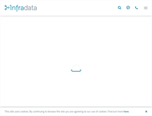 Tablet Screenshot of infradata.com